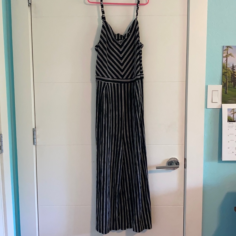 Striped romper